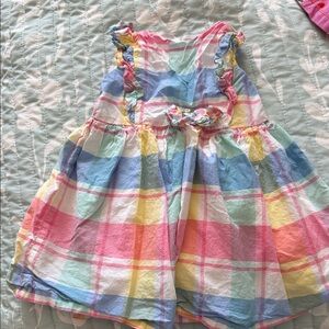 Tommy Bahama Multicolor Plaid Kids Dress